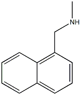 N-Methyl-1-naphthalenemethanamine 化学構造式