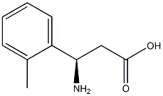 (R)-3-Amino-3-(2-methyl-phenyl)-propanoic acid Struktur