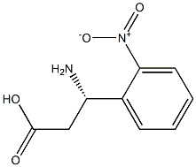 (S)-3-Amino-3-(2-nitro-phenyl)-propanoic acid Structure