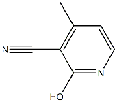 2-Hydroxy-4-methylpyridine-3-carbonitrile Struktur