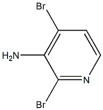 3-Amino-2,4-dibromopyridine Structure