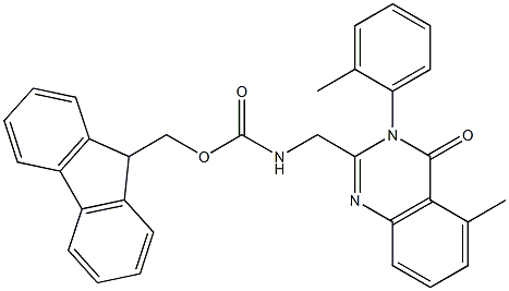 (5-Methyl-4-oxo-3-o-tolyl-3,4-dihydro-quinazolin-2-ylmethyl)-carbamic acid 9H-fluoren-9-ylmethyl ester