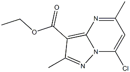 7-Chloro-2,5-dimethyl-pyrazolo[1,5-a]pyrimidine-3-carboxylic acid ethyl ester