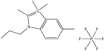 N-Propyl-2,3,3,5-tetramethyl-indole hexafluorophosphate Structure