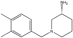 (3R)-1-(3,4-dimethylbenzyl)piperidin-3-amine Struktur