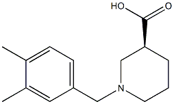(3S)-1-(3,4-dimethylbenzyl)piperidine-3-carboxylic acid