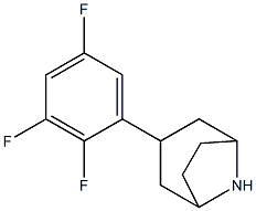 3-(2,3,5-trifluorophenyl)-8-azabicyclo[3.2.1]octane Structure