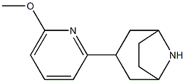 3-(6-methoxypyridin-2-yl)-8-azabicyclo[3.2.1]octane Structure