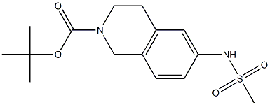 tert-butyl 6-[(methylsulfonyl)amino]-3,4-dihydroisoquinoline-2(1H)-carboxylate