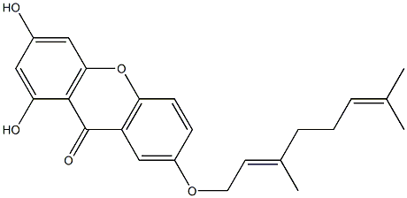 7-Geranyloxy-1,3-dihydroxyxanthone