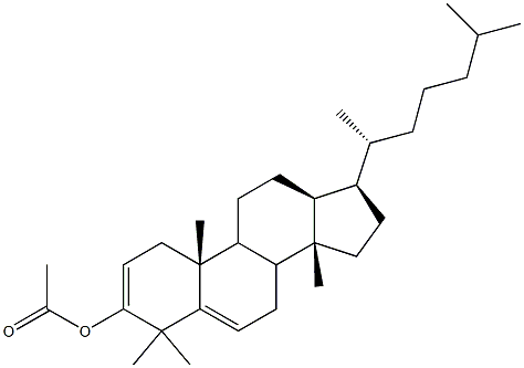 Dammardienyl acetate Structure