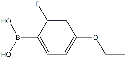 4-乙氧基-2-氟苯硼酸 结构式