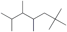 2,2,4,5,6-pentamethylheptane 化学構造式