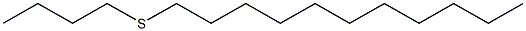 butyl undecyl sulfide Structure