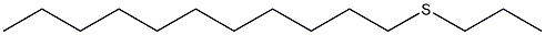 propyl undecyl sulfide 化学構造式