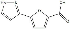 5-(1H-PYRAZOL-3-YL)-2-FUROIC ACID Structure