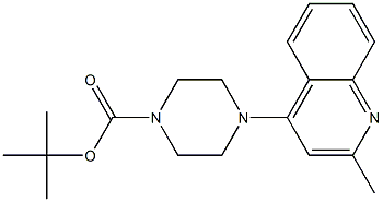 4-(4-BOC-PIPERAZIN-1-YL)-2-METHYLQUINOLINE Structure
