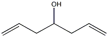 1,6-HEPTANDIENE-4-OL Structure