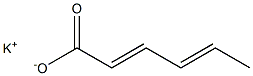 POTASSIUM SORBATE (FCC III) Structure