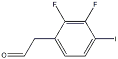 2,3-DIFLORO-4-IODO-PHENYLACETALDEHYDE Structure