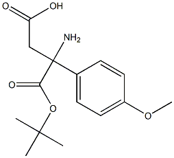 BOC-3-AMINO-3-(4-METHOXYPHENYL)-PROPIONIC ACID Structure