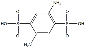 1,4-DIAMINOBENZENE 2,5-DISULPHONIC ACID Struktur