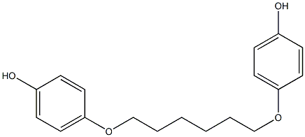 4,4''-[HEXANE-1,6-DIYLBIS(OXY)]DIPHENOL Structure