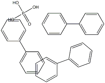 磷酸[三]對聯苯酯 结构式