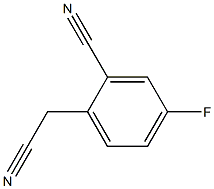 2-氰基-4-氟苯乙腈, , 结构式