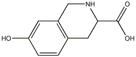 3-CARBOXY-7-HYDROXY-1,2,3,4-TETRAHYDROISOQUINOLINE Structure