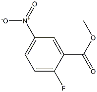 2-FLUORO-5-NITROBENZOIC ACID METHYL ESTER Structure