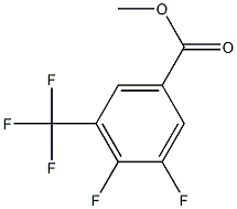 3,4-DIFLUORO-5-(TRIFLUOROMETHYL)BENZOIC ACID METHYL ESTER Structure