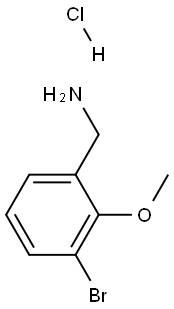 3-BROMO-2-METHOXYBENZYLAMINE Hydrochloride Struktur
