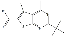 2-TERT-BUTYL-4,5-DIMETHYLTHIENO[2,3-D]PYRIMIDINE-6-CARBOXYLIC ACID