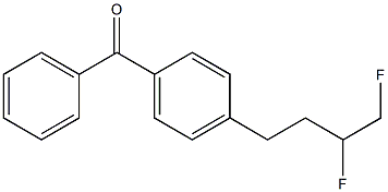 4-N-BUTYL-3'',4''-DIFLUOROBENZOPHENONE 97% Structure