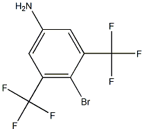 4-BROMO-3,5-BIS(TRIFLUOROMETHYL)ANILINE 97% Structure