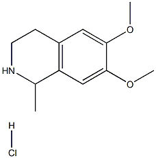 6,7-DIMETHOXY-1-METHYL-1,2,3,4-TETRAHYDROISOQUINOLINE HYDROCHLORIDE 99% Structure