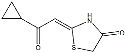  (2E)-2-(2-CYCLOPROPYL-2-OXOETHYLIDENE)-1,3-THIAZOLIDIN-4-ONE