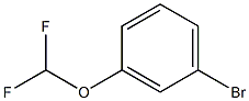 1-BROMO-3-(DIFLUOROMETHOXY)BENZENE, 97+% Structure