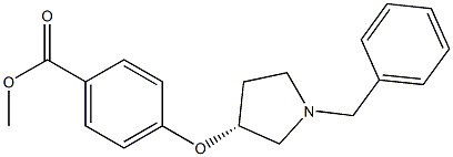 Methyl (3R)-4-(1-benzylpyrrolidin-3-yloxy)benzoate Structure