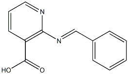 (E)-2-(BENZYLIDENEAMINO)NICOTINIC ACID Struktur
