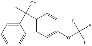 1-phenyl-1-(4-(trifluoromethoxy)phenyl)ethanol Structure