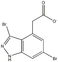 3,6-DIBROMOINDAZOLE-4-METHYL CARBOXYLATE Structure