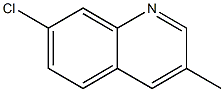 3-METHYL-7-CHLOROQUINOLINE Structure