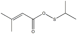 ISOPROPYLTHIO-3-METHYLCROTONATE Structure