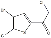 3-BROMO-2-CHLORO-5-(CHLOROACETYL)THIOPHENE Structure