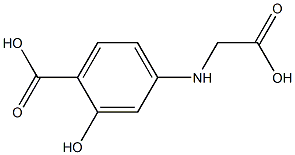 (R)-4-CARBOXY-3-HYDROXYPHENYLGLYCINE 化学構造式