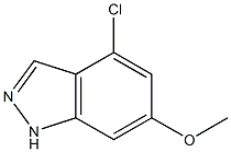 4-CHLORO-6-METHOXYINDAZOLE Structure