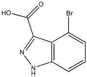 4-BROMOINDAZOLE-3-CARBOXYLIC ACID Structure