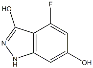 3,6-DIHYDROXY-4-FLUOROINDAZOLE Structure